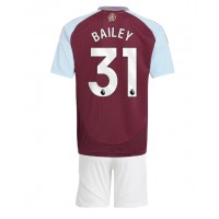 Aston Villa Leon Bailey #31 Heimtrikotsatz Kinder 2024-25 Kurzarm (+ Kurze Hosen)